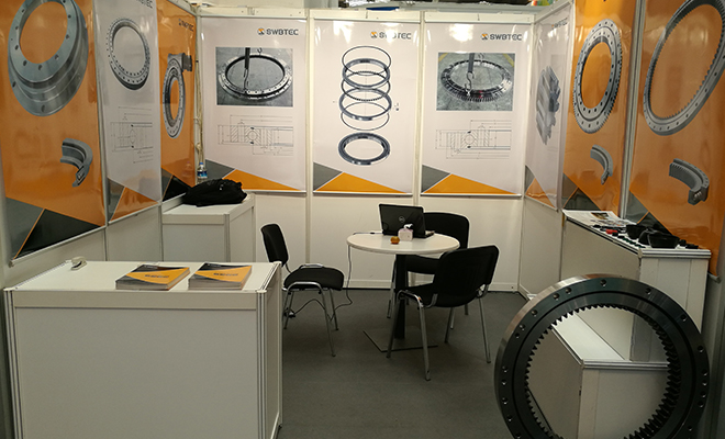 SWTEC slewing bearing attended HANNOVER MESSE Exhibition in 2017