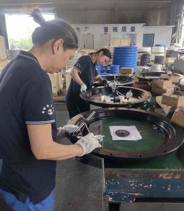 SWBTEC Slewing Rings' Each Process Inspection